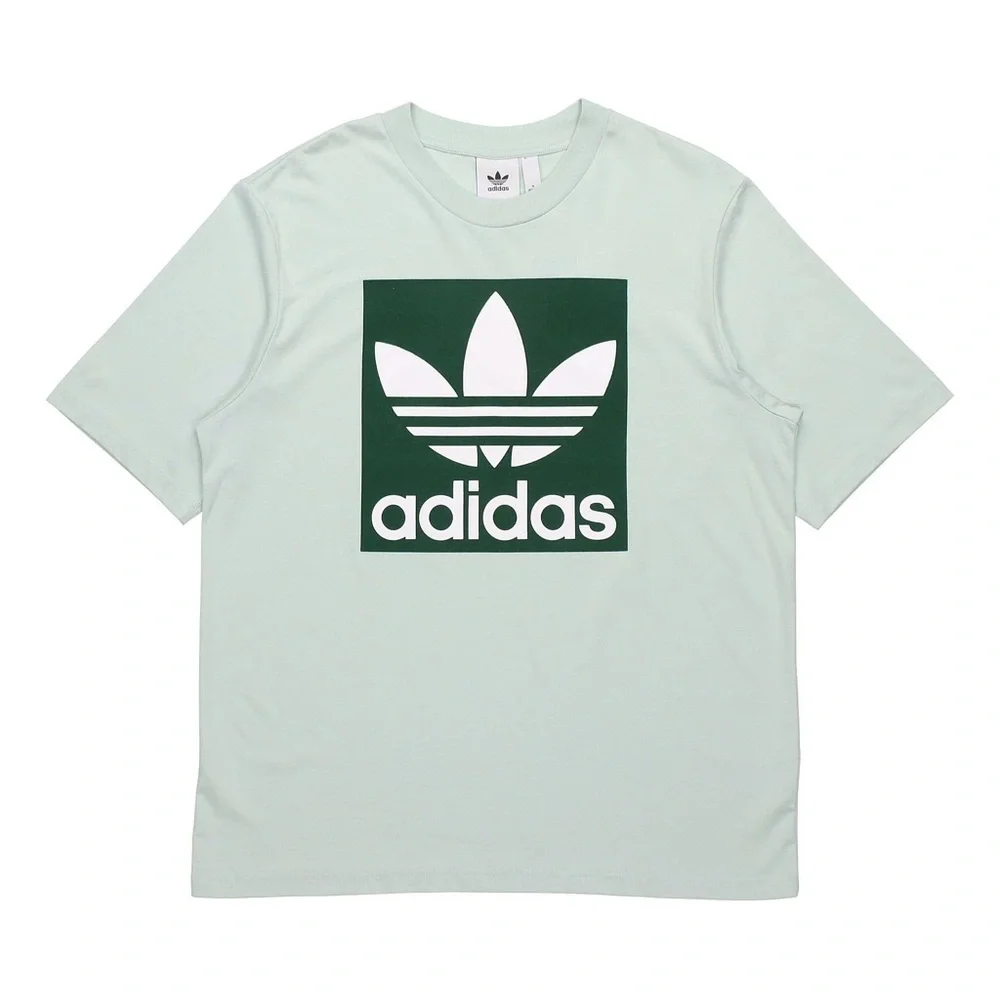 Adidas Men's Mint Green Logo Tee